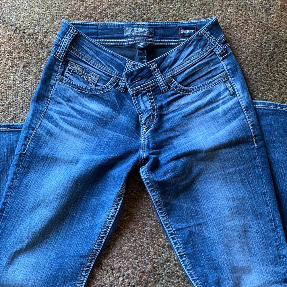 Silver jeans